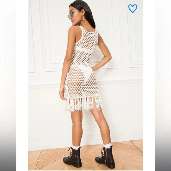 SUPERDOWN - The Bri Crochet Mini Dress - Picture 4 of 10